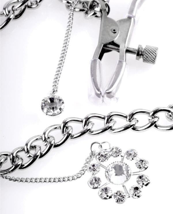 Fetish Fantasy Series Crystal Nipple Clamps - Image 3