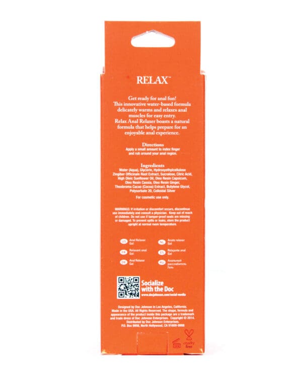 Relax Anal Relaxer - 2 oz Tube - Image 3
