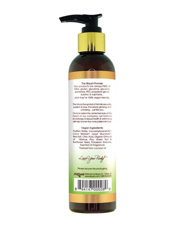 Sliquid Splash Feminine Wash - 8.5 oz Honeydew Cucumber - Image 2