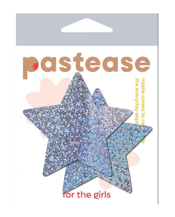Pastease Premium Glitter Star - Silver O/S