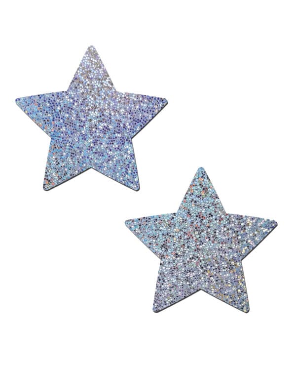 Pastease Premium Glitter Star - Silver O/S - Image 2
