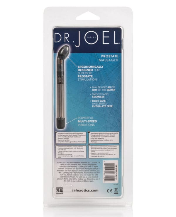 Dr. Joel Kaplan 7.5" Prostate Massager - Black - Image 2