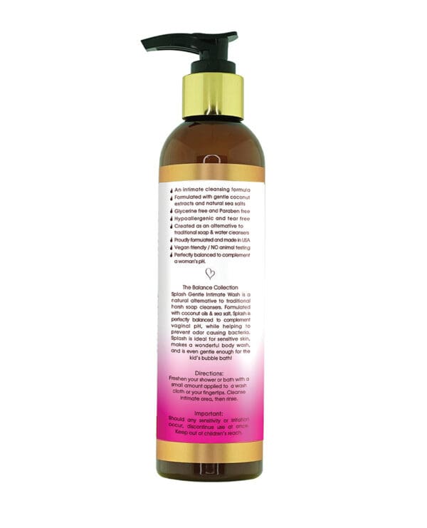 Sliquid Splash Feminine Wash - 8.5 oz Grapefruit Thyme - Image 3