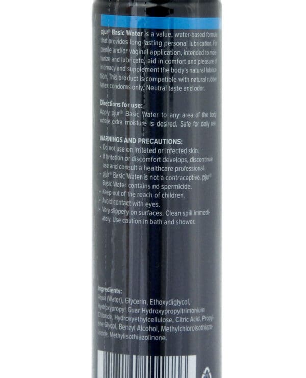 Pjur Basic Water Based Lubricant - 100 ml Bottle - Image 2