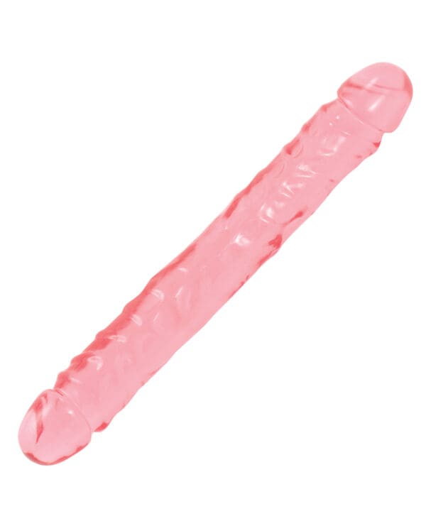 Crystal Jellies 12" Jr. Double Dong - Pink - Image 2