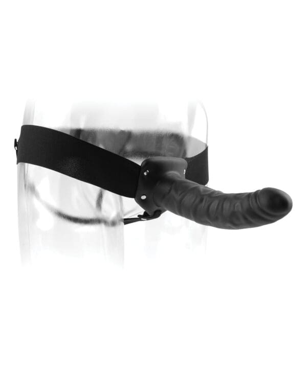 Fetish Fantasy Series 8" Hollow Strap On - Black - Image 3