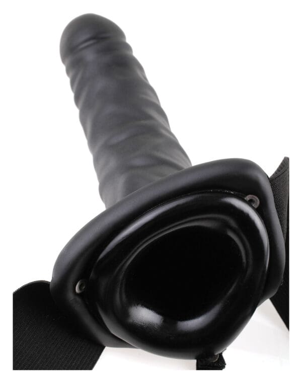 Fetish Fantasy Series 8" Hollow Strap On - Black - Image 5