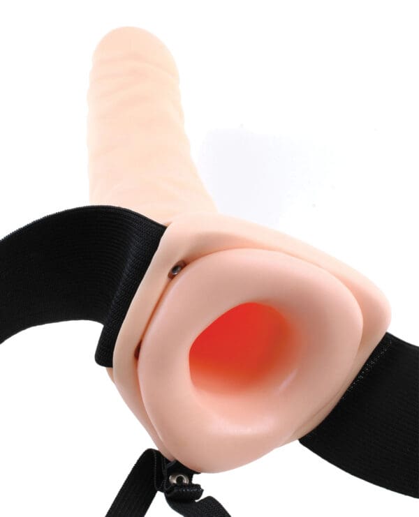Fetish Fantasy Series 8" Hollow Strap On - Flesh - Image 5