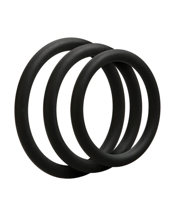 OptiMale C Ring Kit Thin - Black - Image 2