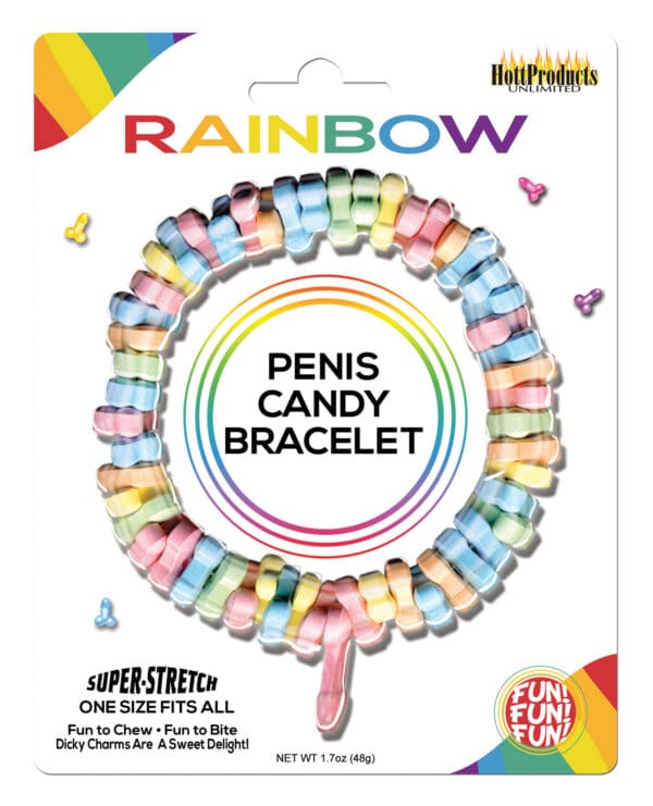 Rainbow Penis Candy Bracelet