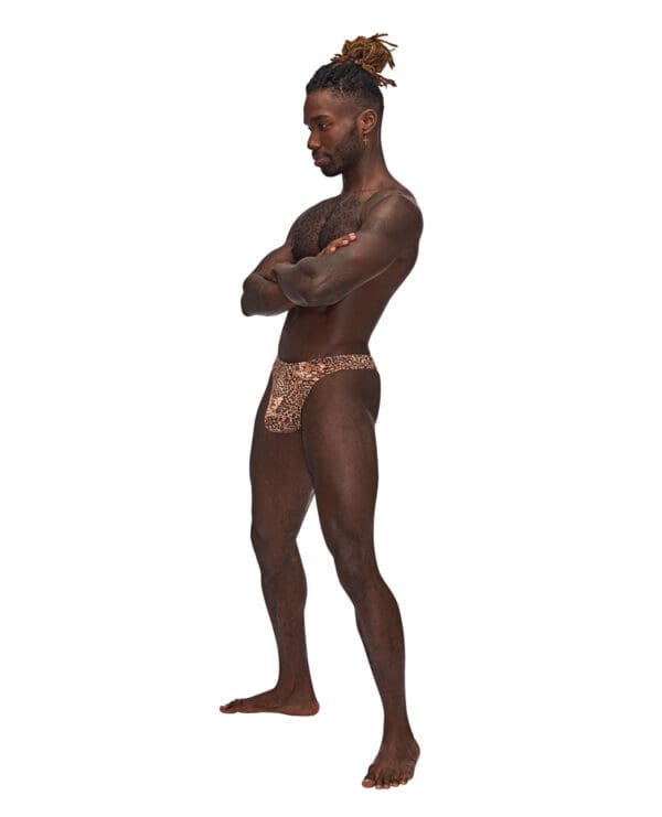 Male Power Wonder Thong Animal Print S/M