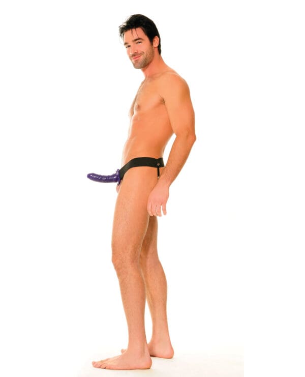 Fetish Fantasy Series Him or Her Hollow Strap On - Purple - Image 3