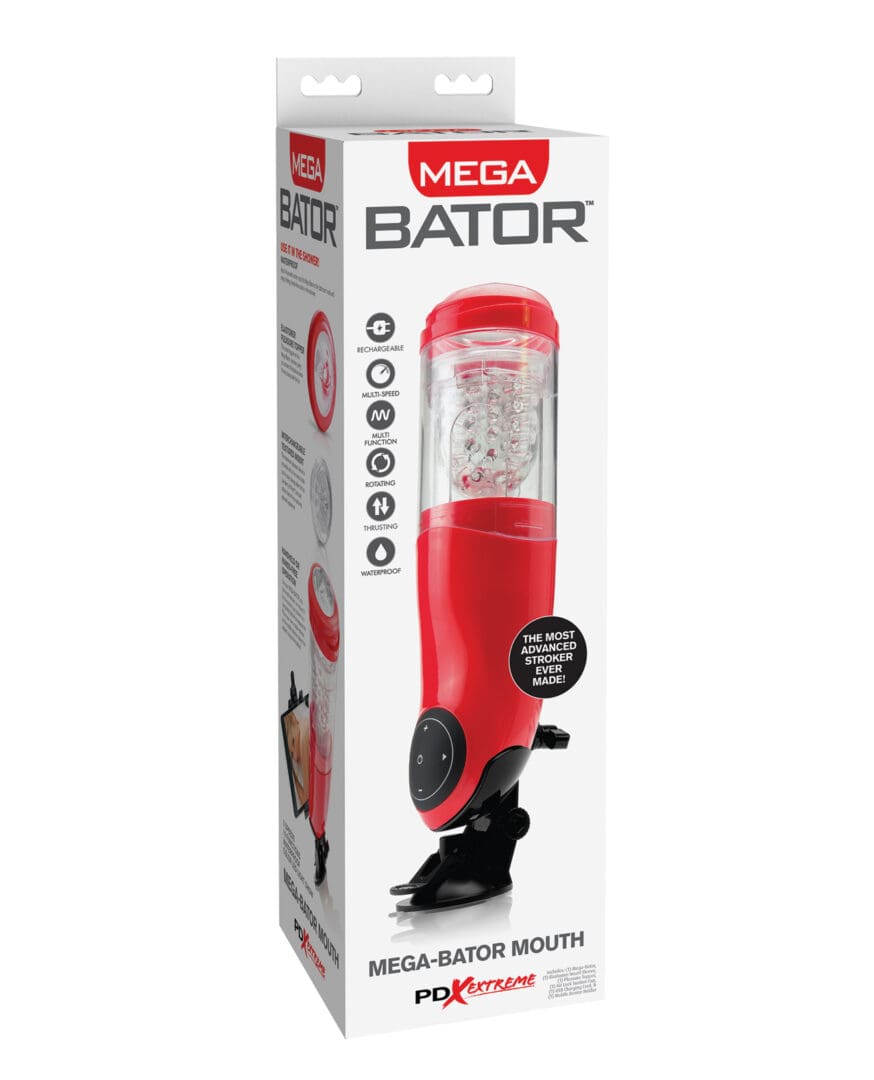 PDX Extreme Mega Bator Rechargeable Strokers - Mouth