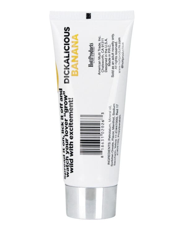 Dickalicious Penis Arousal Gel 2 oz - Banana - Image 2