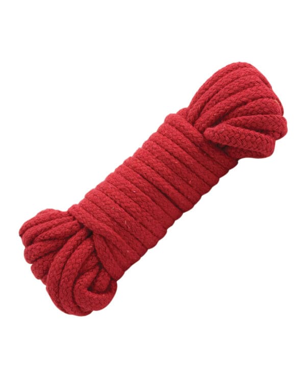 Japanese Style Bondage Cotton Rope - Red - Image 2