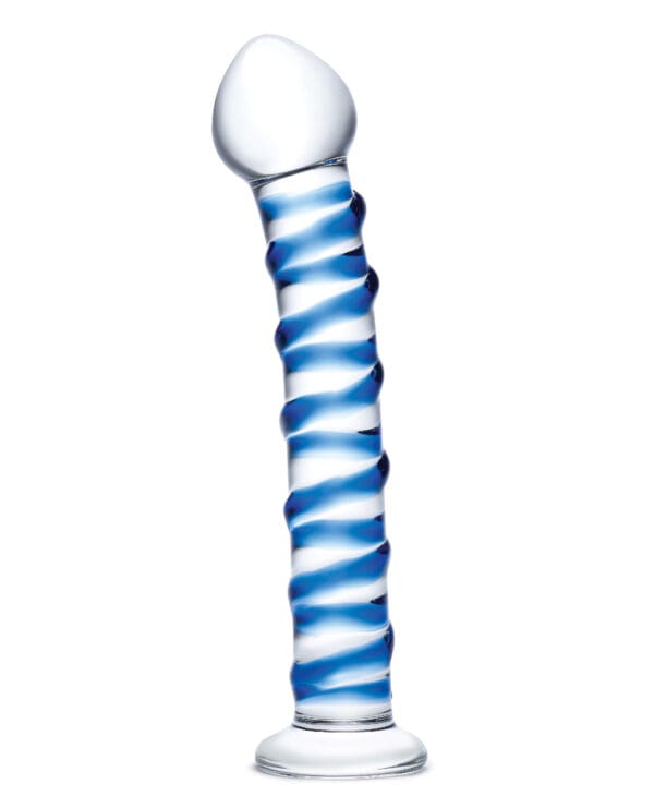 Glas Spiral Glass Dildo - Blue - Image 2