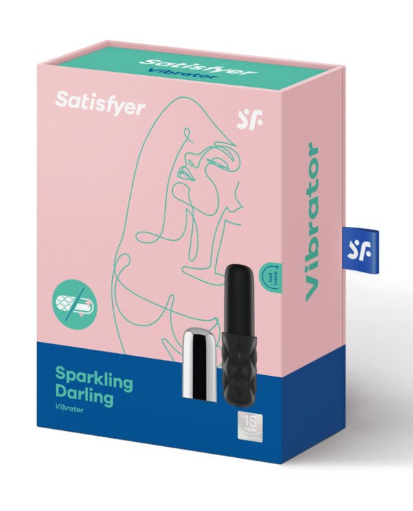 Satisfyer Mini Sparkling Darling - Black/Silver - Image 4