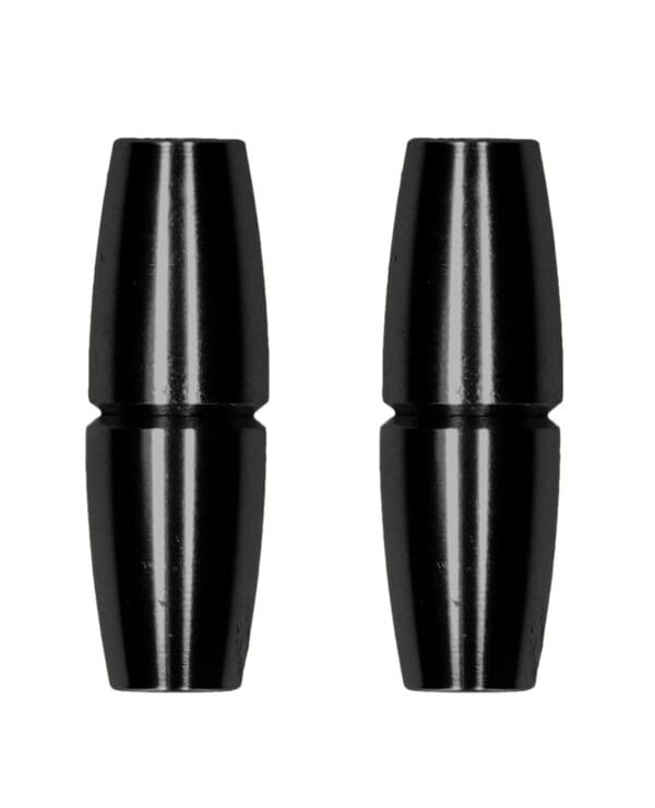 Shots Ouch Sensual Cylinder Magnetic Nipple Clamps - Black - Image 2