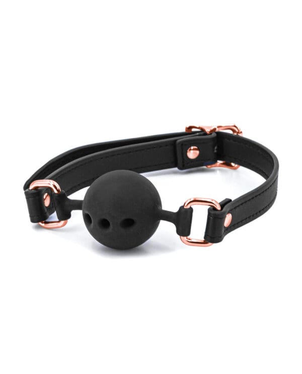 Bondage Couture Ball Gag - Black - Image 2