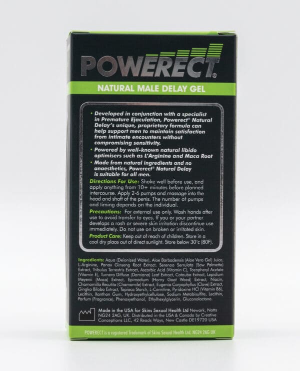 Powerect Natural Delay Serum - 30 ml - Image 3