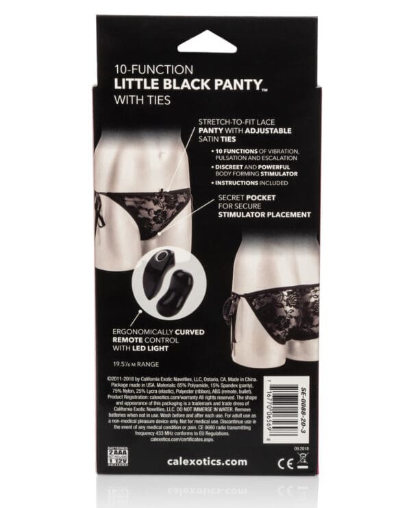 Jack Rabbit Remote Control Little Black Panty - 10 Function - Image 2