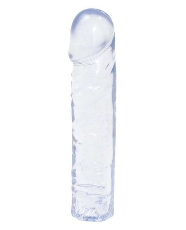 Crystal Jellies 8" Classic Dildo - Clear - Image 2