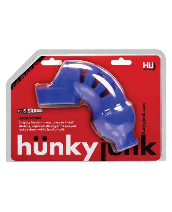 Hunky Junk Lockdown Chastity - Cobalt - Image 4