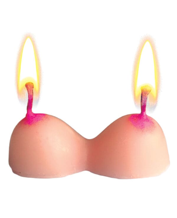 Boobie Party Candles - Pack of 3 - Image 2
