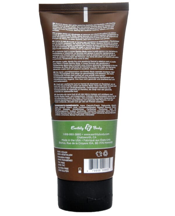 Earthly Body Hand & Body Lotion - 7 oz Tube Guavalava - Image 2