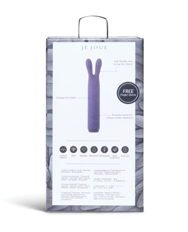 Je Joue Rabbit Bullet Vibrator - Purple - Image 4