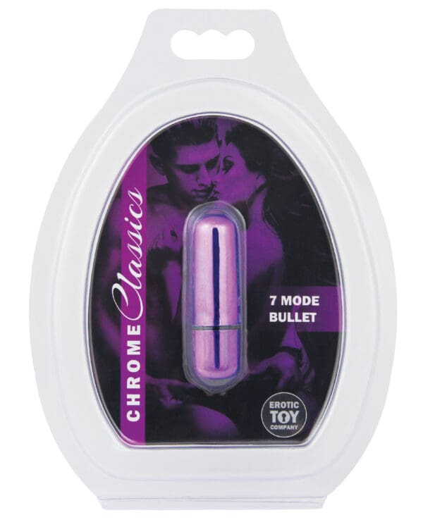 Erotic Toy Company Chrome Classics Bullet 7 Speed - Purple - Image 2