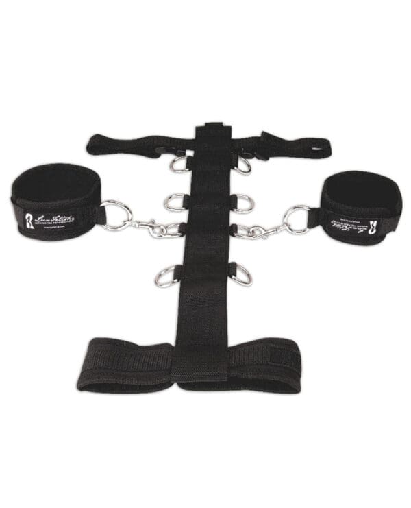 Lux Fetish 3 pc Adjustable Neck & Wristraint Set - Image 3