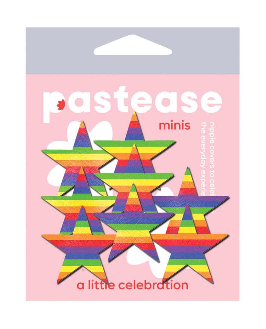 Pastease Premium Mini Rainbow Stars - Pack of 8 O/S