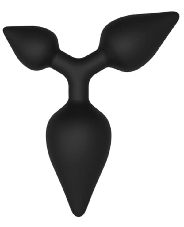 Wet Dreams Triple Play Anal Plug - Black - Image 3