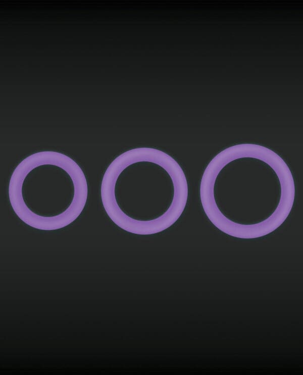 Firefly Halo Medium Cockring - Purple - Image 3