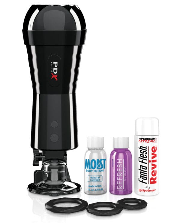 PDX Elite Cock Compressor Vibrating Stroker - Image 4