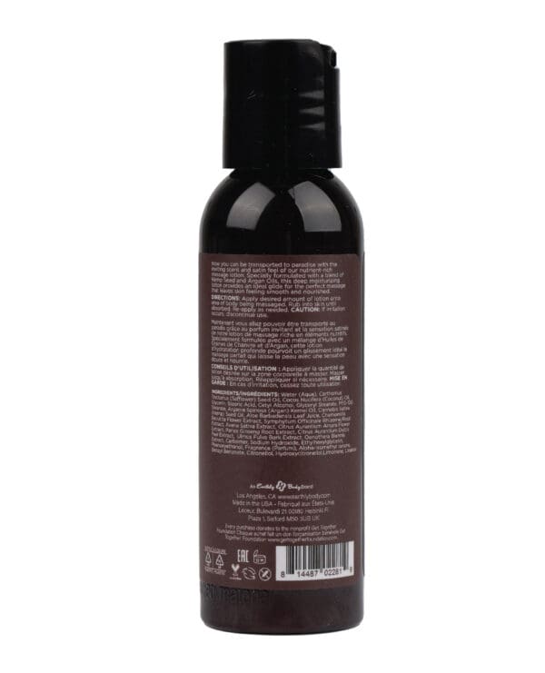 Earthly Body Hemp Seed Massage Lotion - 2 oz Isle of You - Image 2