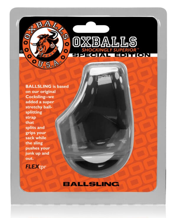 Oxballs Ballsling Ball Split Sling - Black - Image 4