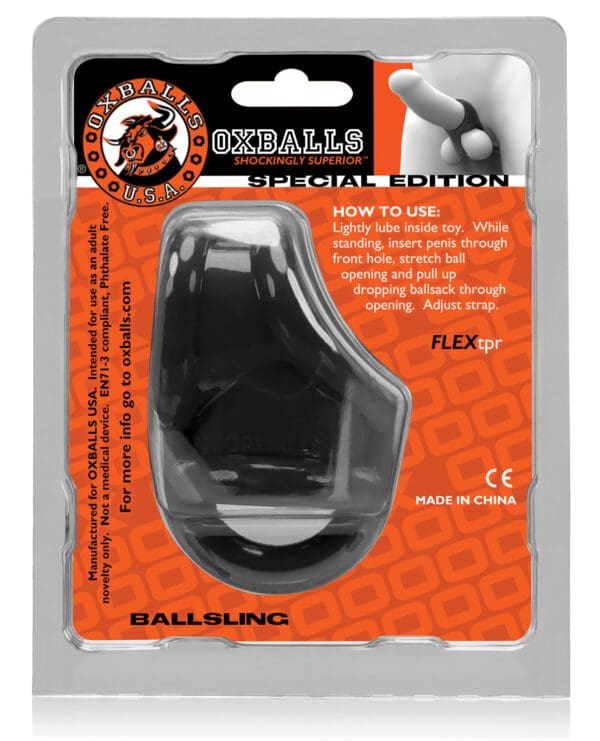 Oxballs Ballsling Ball Split Sling - Black - Image 5