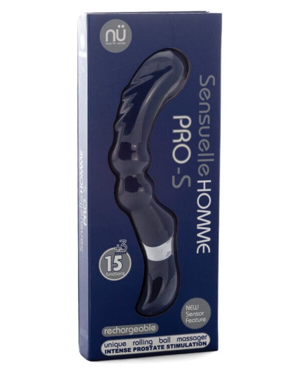 Nu Sensuelle Homme Pro S Prostate Massager - Navy Blue