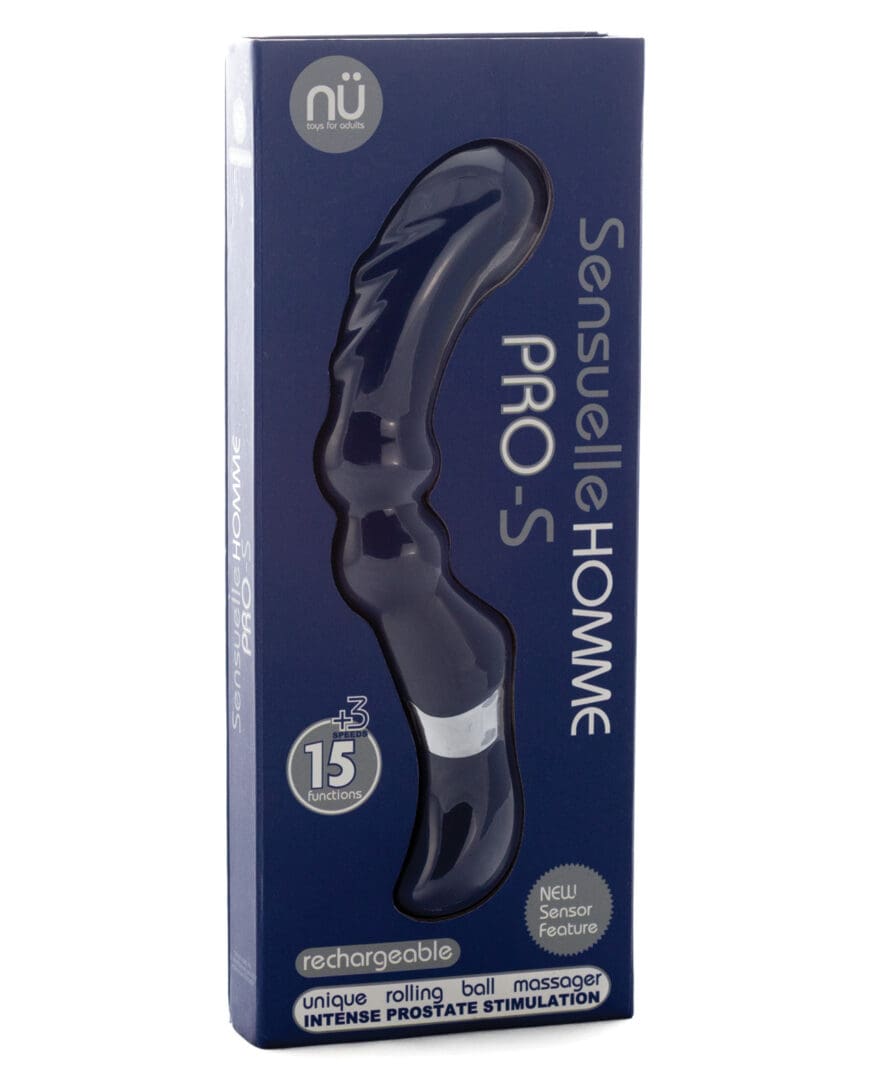 Nu Sensuelle Homme Pro S Prostate Massager - Navy Blue