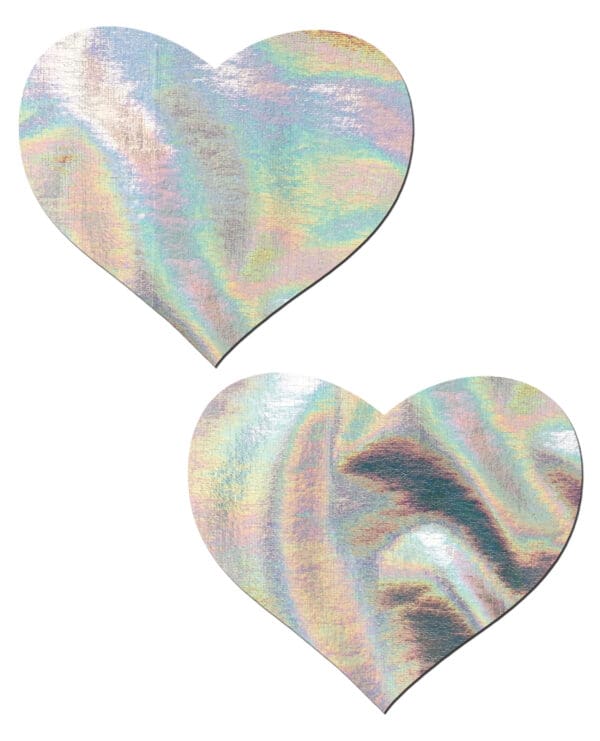 Pastease Premium Hologram Heart - Silver O/S - Image 2