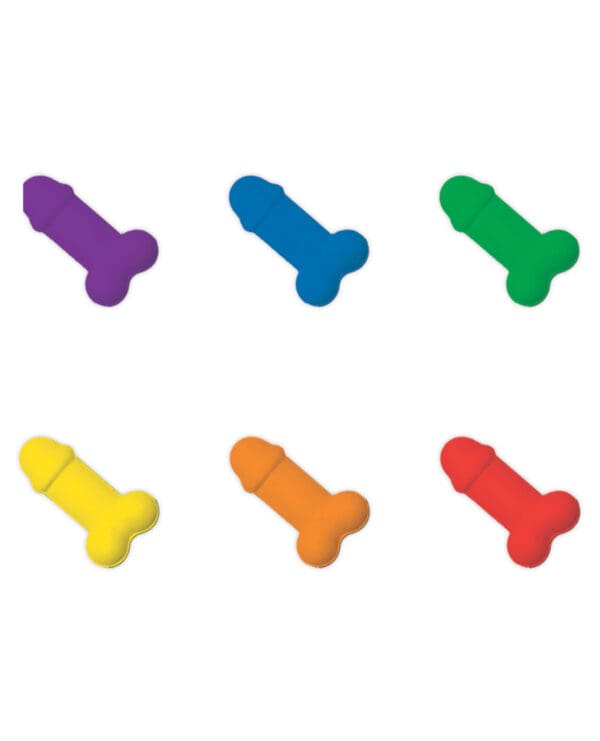 Rainbow Pecker Shape Candies in Tin-Carded - Image 3