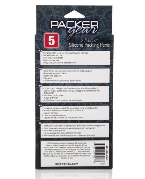 Packer Gear 5" Silicone Packing Penis - Ivory - Image 2