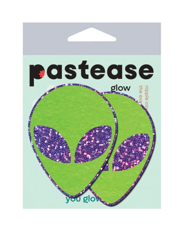 Pastease Premium Glitter Alien - Purple/Green O/S