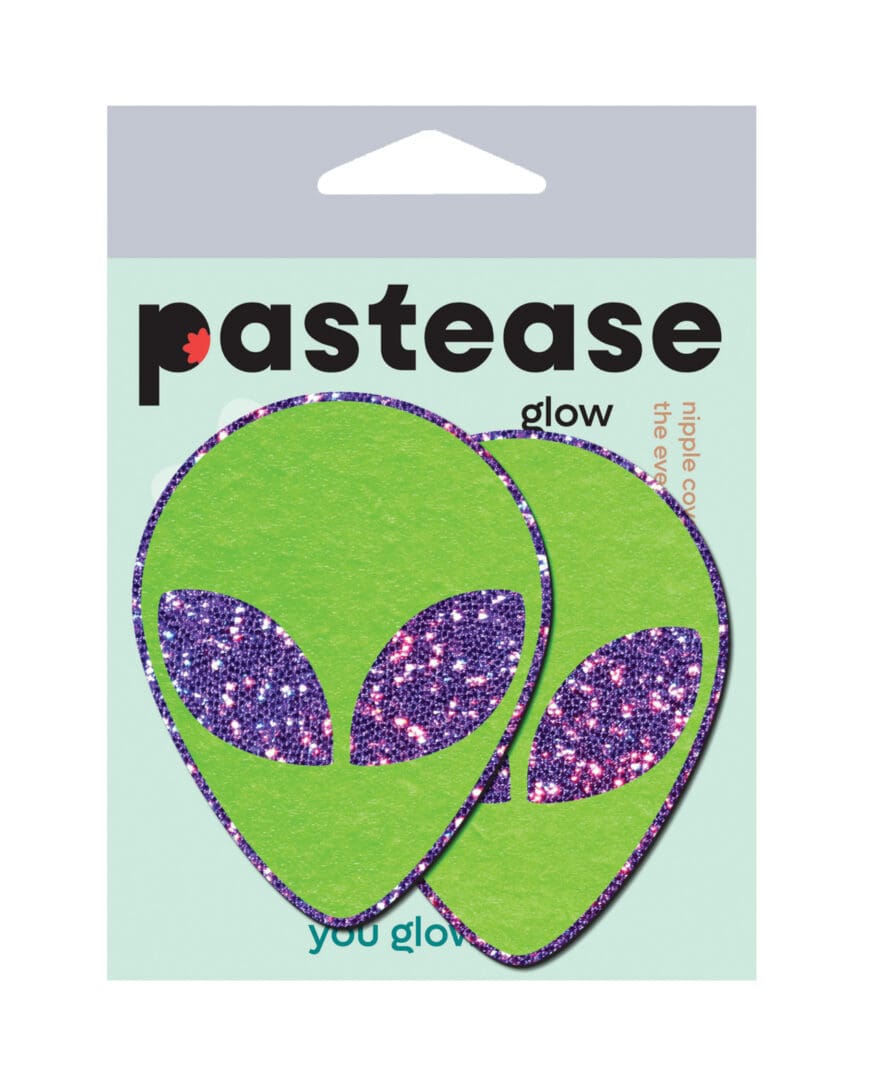 Pastease Premium Glitter Alien - Purple/Green O/S