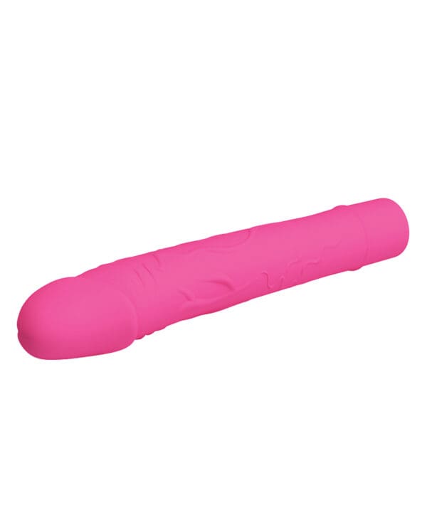 Pretty Love Vic G-Spot Vibrating Dildo - Magenta - Image 3