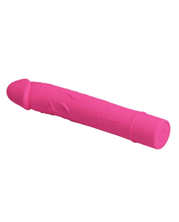 Pretty Love Vic G-Spot Vibrating Dildo - Magenta - Image 4