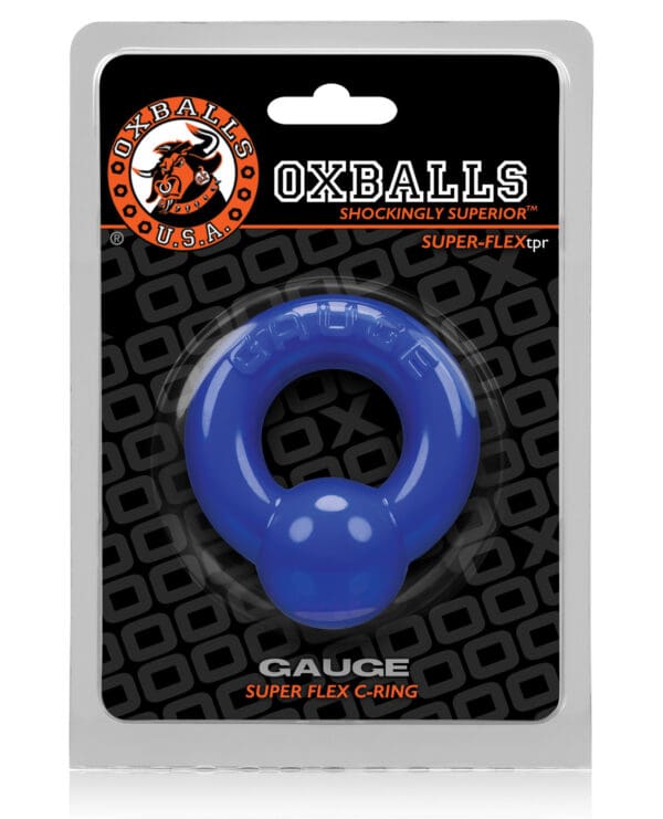 Oxballs Gauge Cockring - Police Blue - Image 3