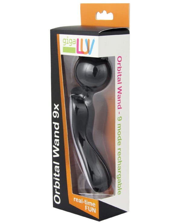 GigaLuv Orbital Wand 9x - 9 Functions Black - Image 2